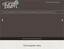 Tablet Screenshot of durapalm.com